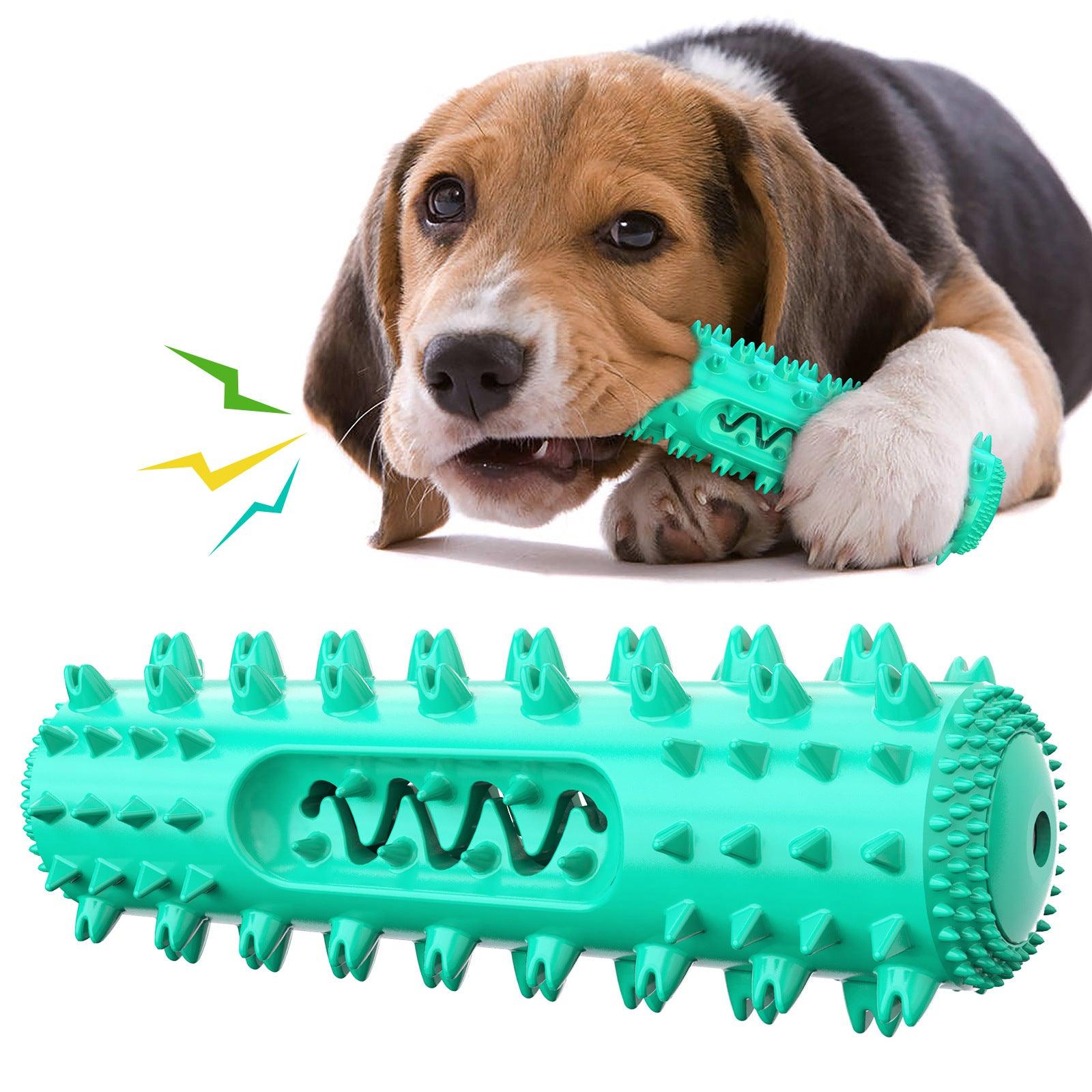 Dog Toothbrush & Teething Toy – 2-in-1 Dental Chew