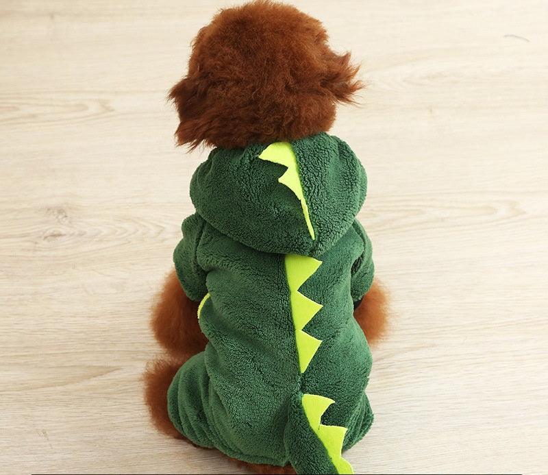 Cozy Coral Fleece Dog Costume